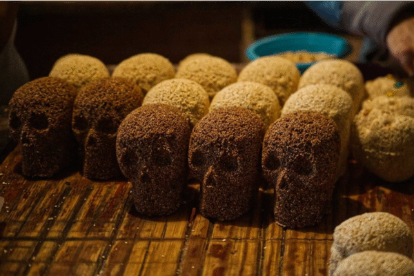 Calaveras de amaranto, un vínculo entre la gastronomía y la cultura prehispánica