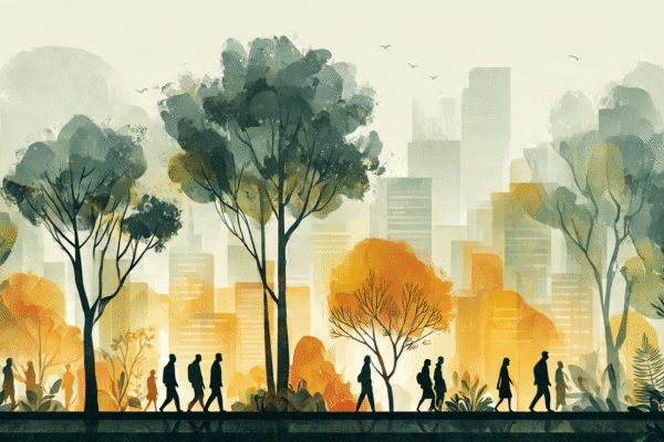 Caminatas guiadas en bosques urbanos impulsan salud y comunidad